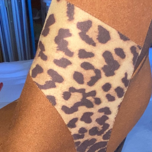 Y•not? Cheetah print multi colored of brown ankle boots 4inch heels size 9M - Picture 14 of 16